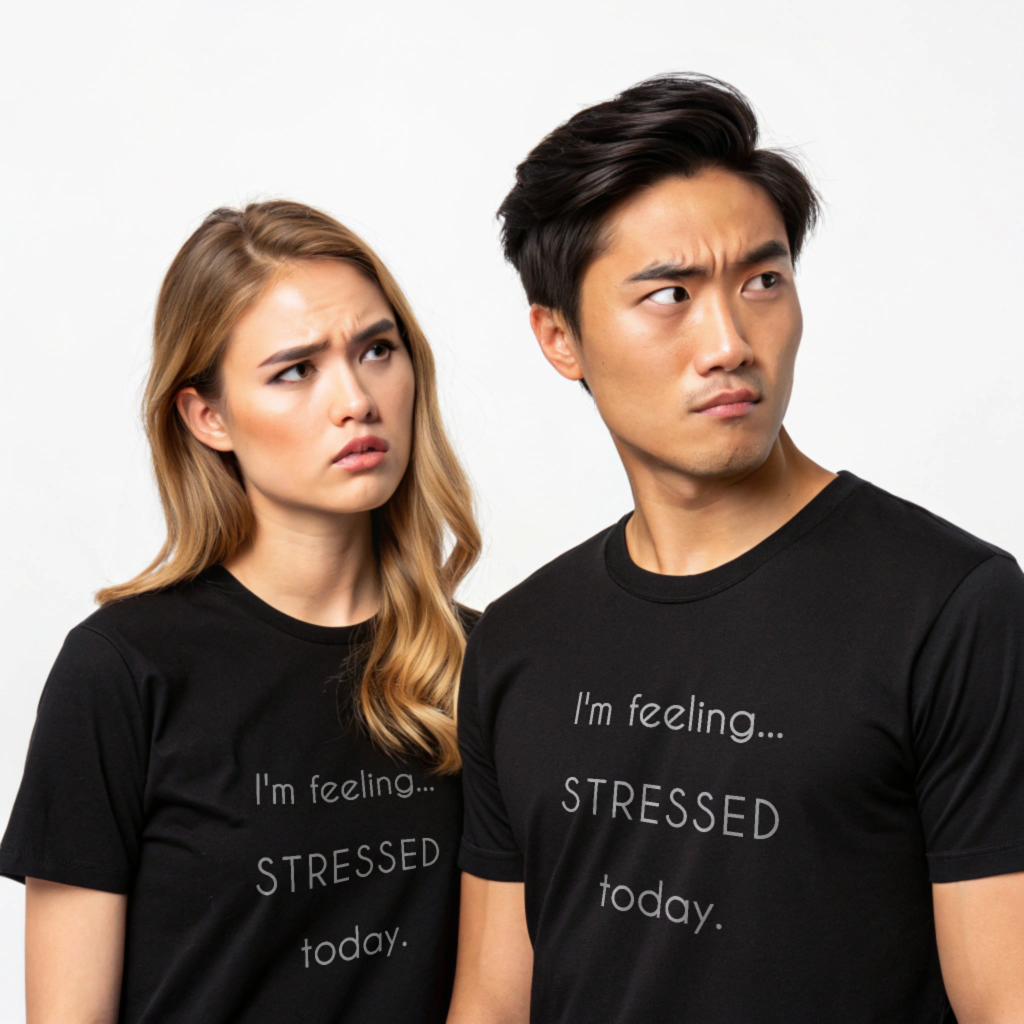 Express Your Emotions T-shirt | STRESSED Design